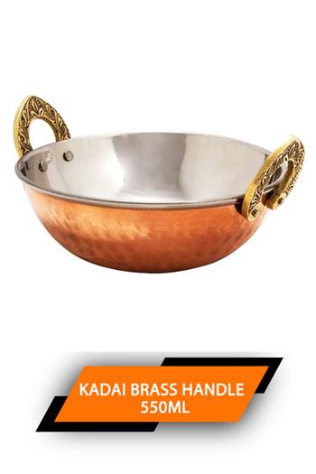 Prakash Ss Kadai Brass Handle 550ml